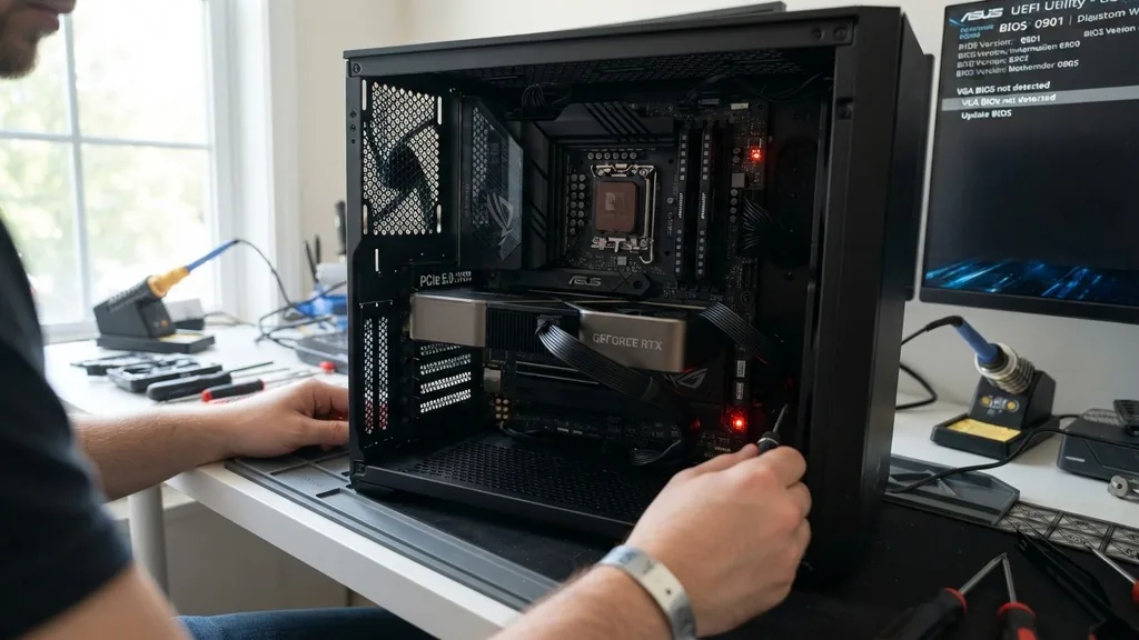 Common Causes for Graphics Initialization Failures - what is vga on motherboard