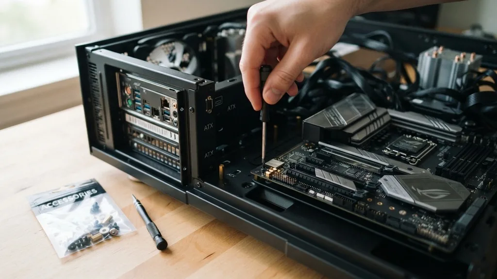 do motherboard screws come with case