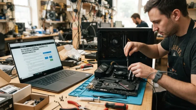 do you need to reinstall windows after replacing motherboard