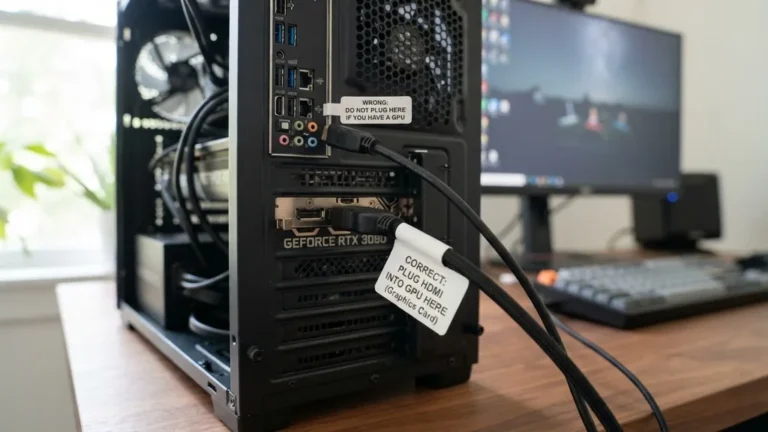 do you plug hdmi into gpu or motherboard