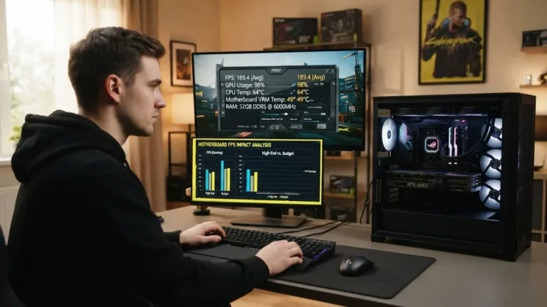 does motherboard affect fps