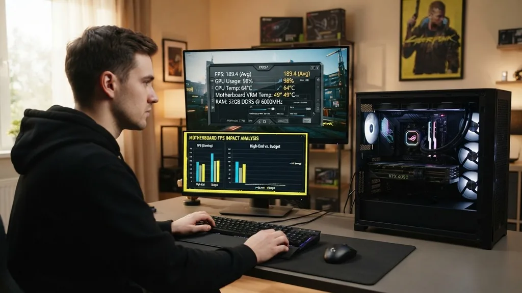 does motherboard affect fps