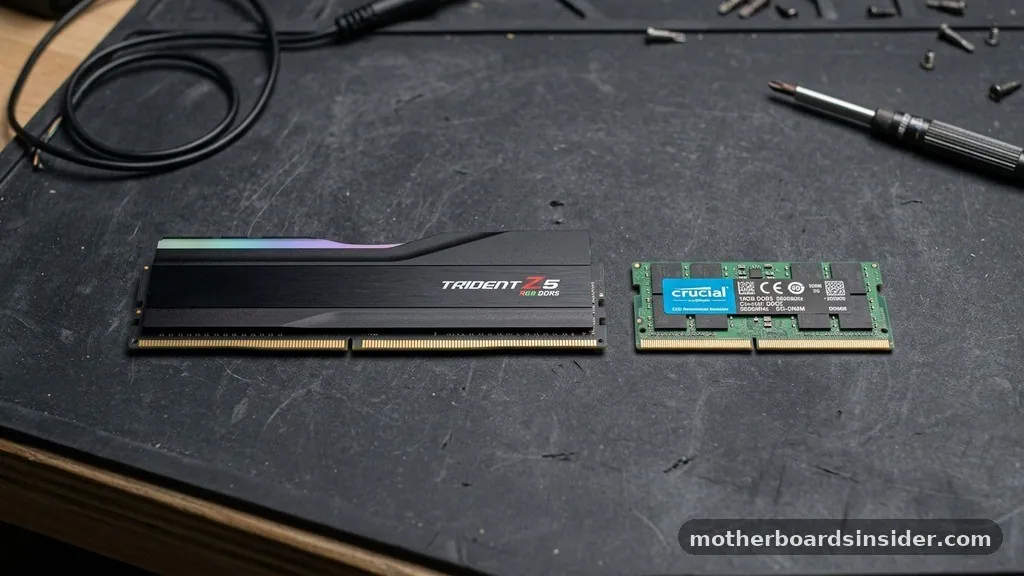 Form Factor: Desktop DIMM vs. Laptop SO-DIMM - is my ram compatible with my motherboard