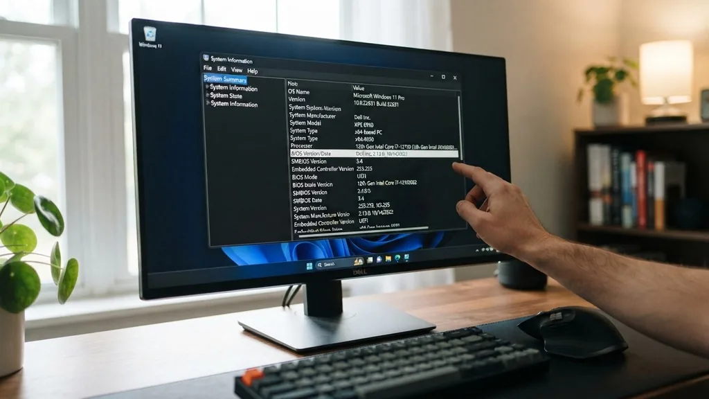 how to check motherboard bios version