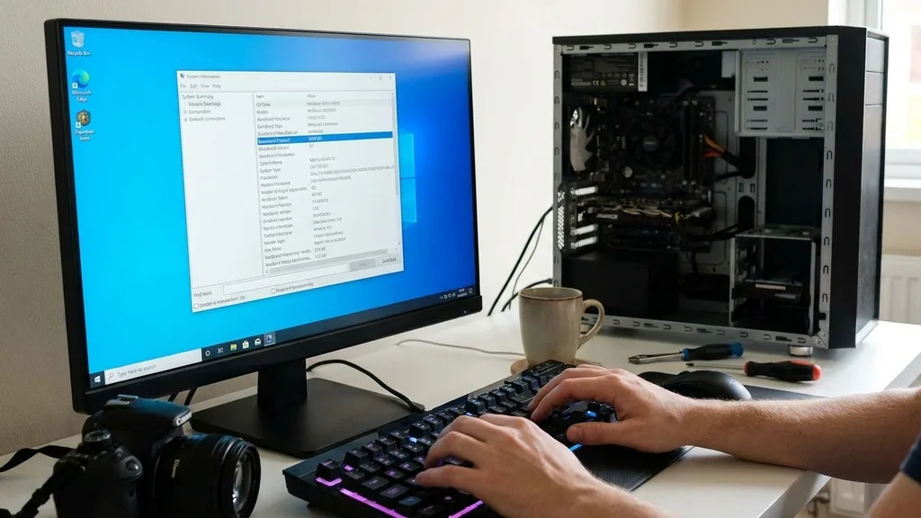 how to check pc motherboard