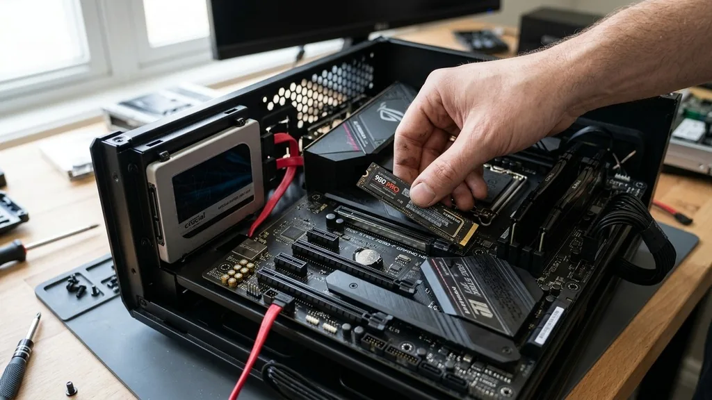 how to connect ssd to motherboard