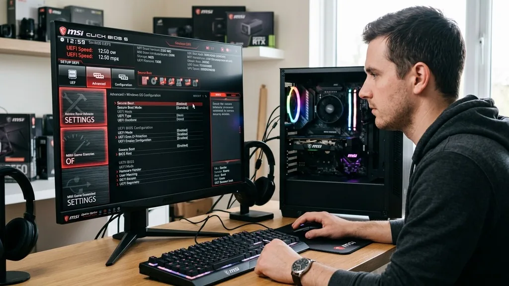 how to enable secure boot on msi motherboard