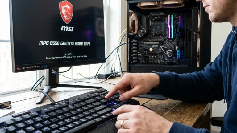 how to enter bios on msi motherboard