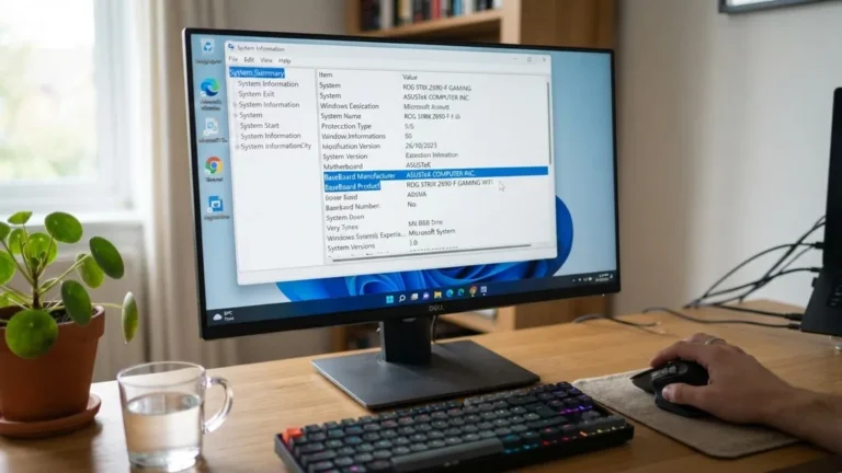 how to find motherboard name