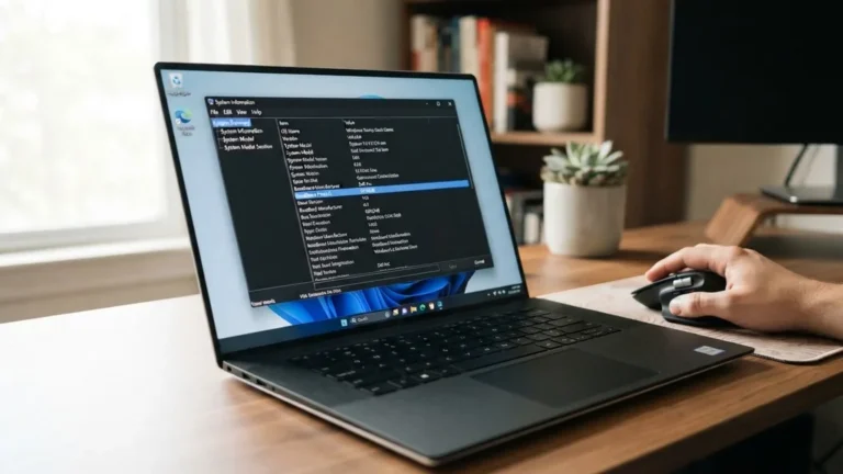 how to find my motherboard model windows 11