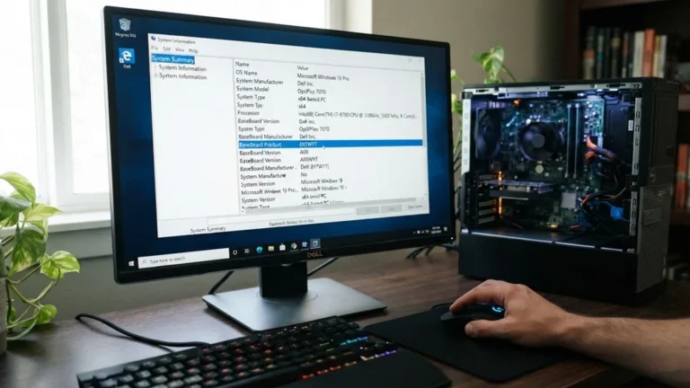how to find out motherboard on pc