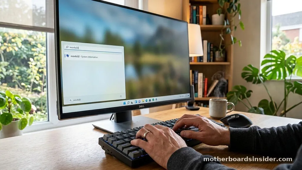 how to find out my motherboard