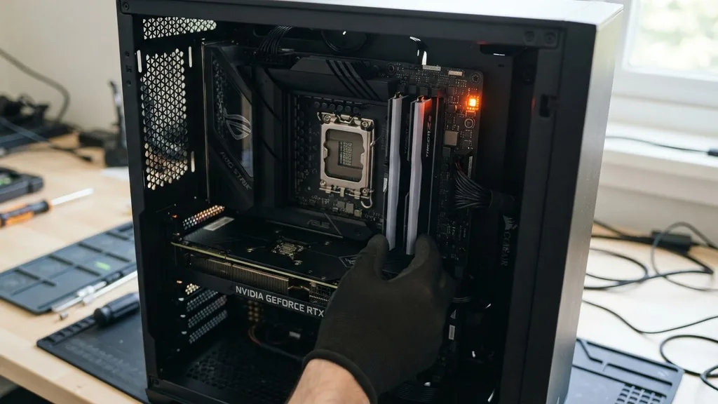 how to fix dram light on motherboard