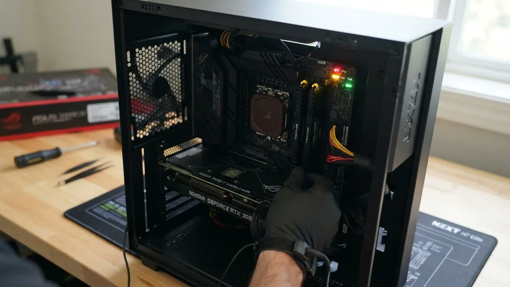 how to fix yellow light on motherboard