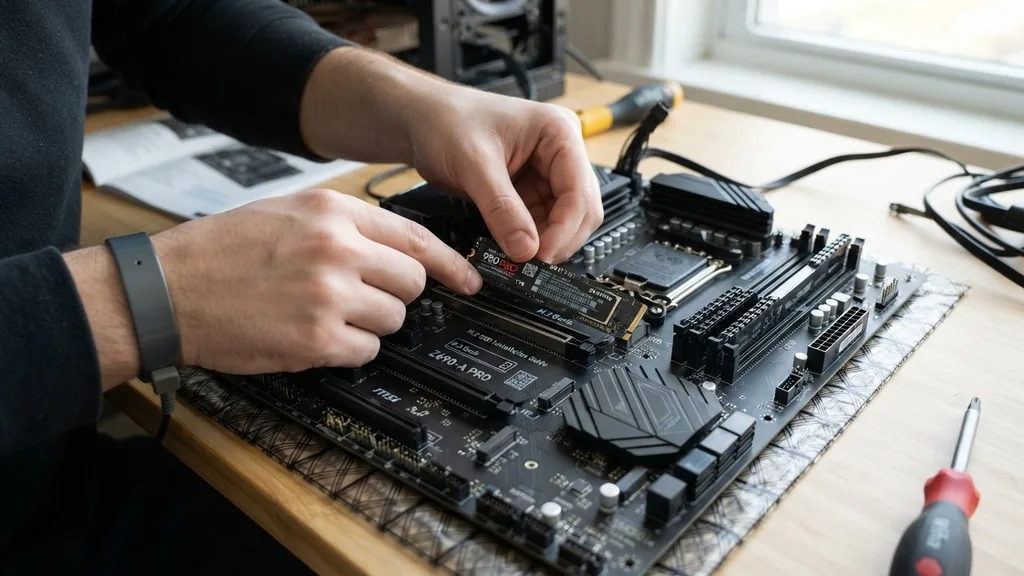 how to install ssd on motherboard