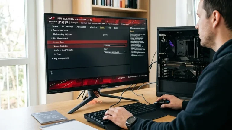 how to turn on secure boot on asus motherboard