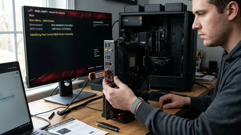 how to update bios on motherboard