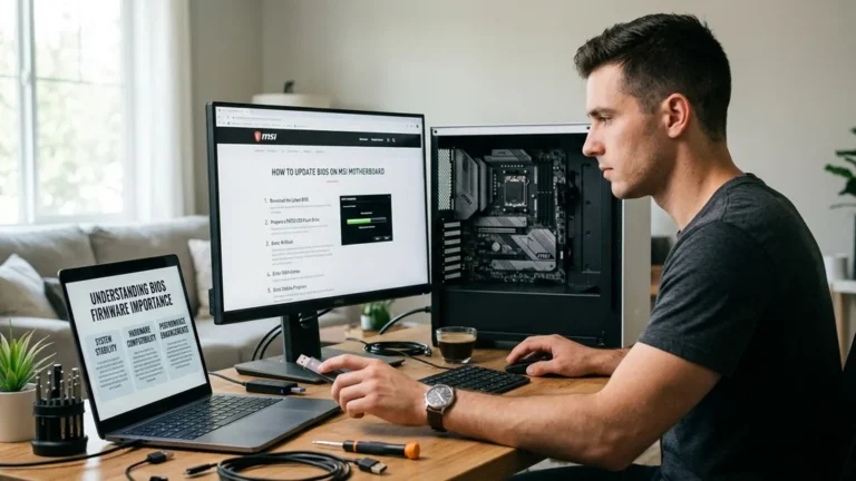 how to update bios on msi motherboard