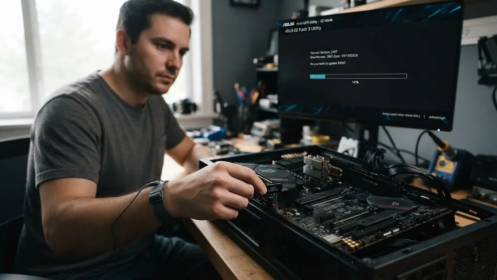 how to upgrade motherboard bios