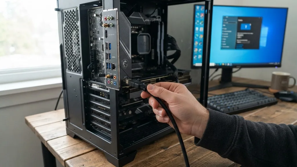 how to use motherboard hdmi