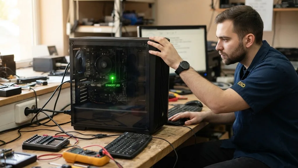 Initial Visual and Auditory Diagnostics - how to tell if power supply is bad or motherboard