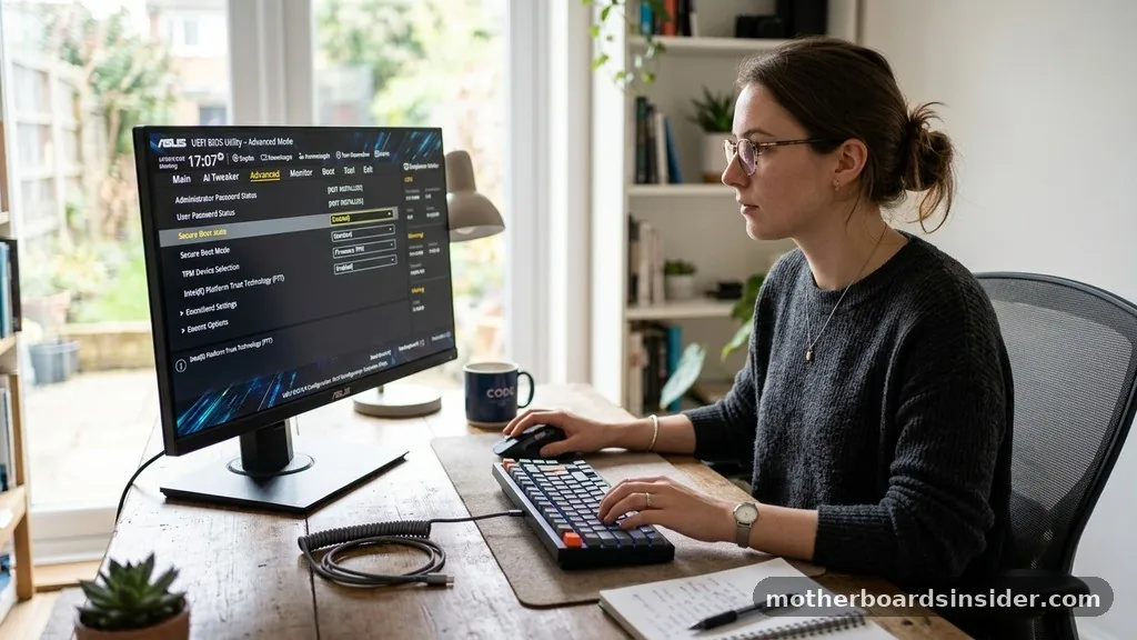 Managing System Modes: Setup vs. User - how to enable secure boot on msi motherboard