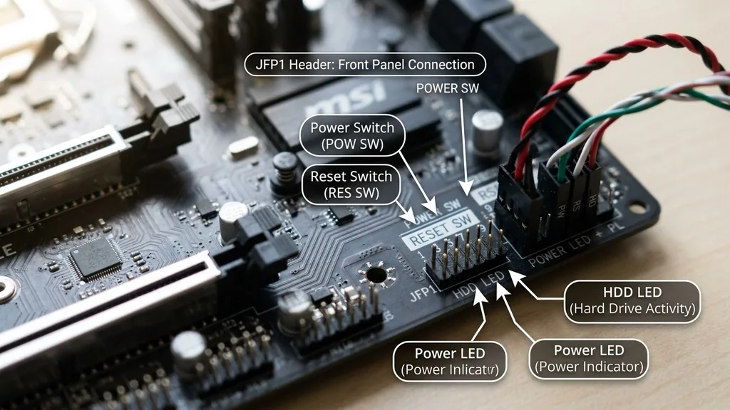 The Anatomy of the JFP1 Header - what is jfp1 on motherboard