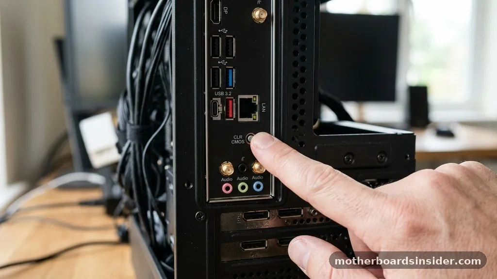 The Dedicated CMOS Button - how to reset motherboard