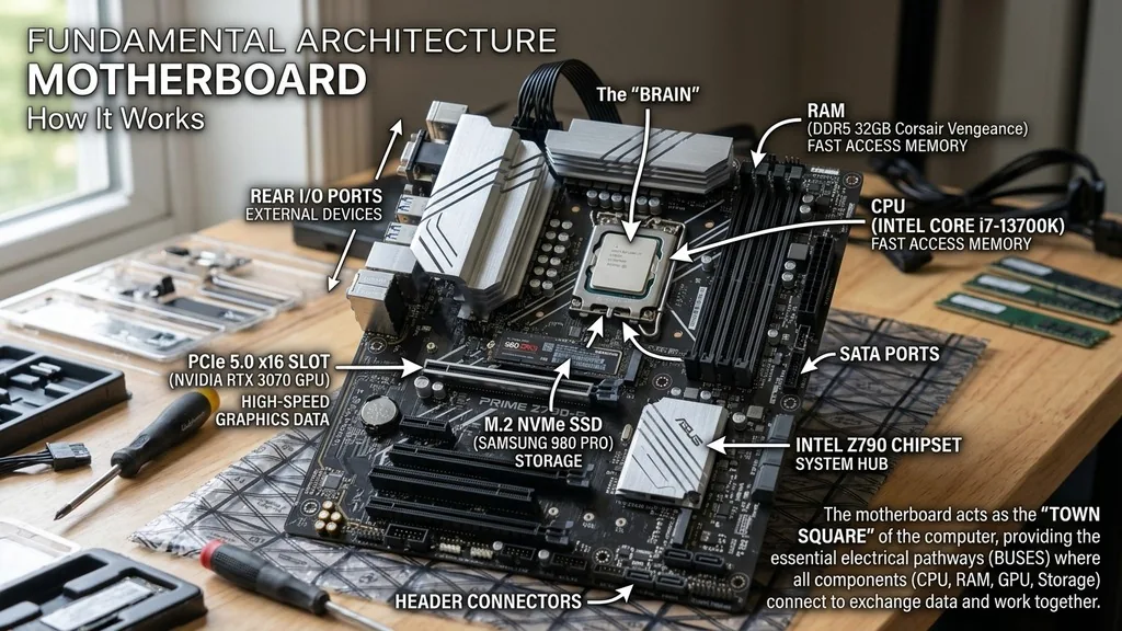 The Fundamental Architecture of the Motherboard - how does a motherboard work