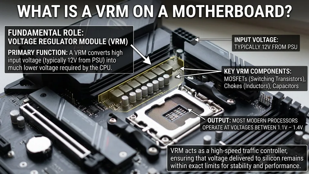 The Fundamental Role of the Voltage Regulator Module - what is vrm on motherboard