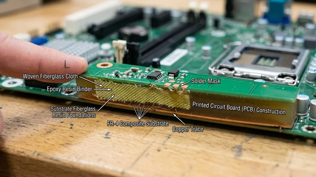 The Substrate: Fiberglass and Resin Foundations - what is a motherboard made of
