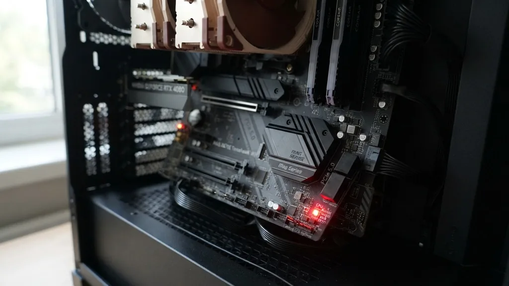 Understanding the Debug LED System - what does red light on motherboard mean