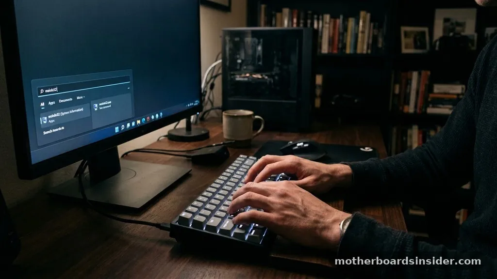 Using Built-in Windows Tools to Identify Your Hardware - what is my motherboard