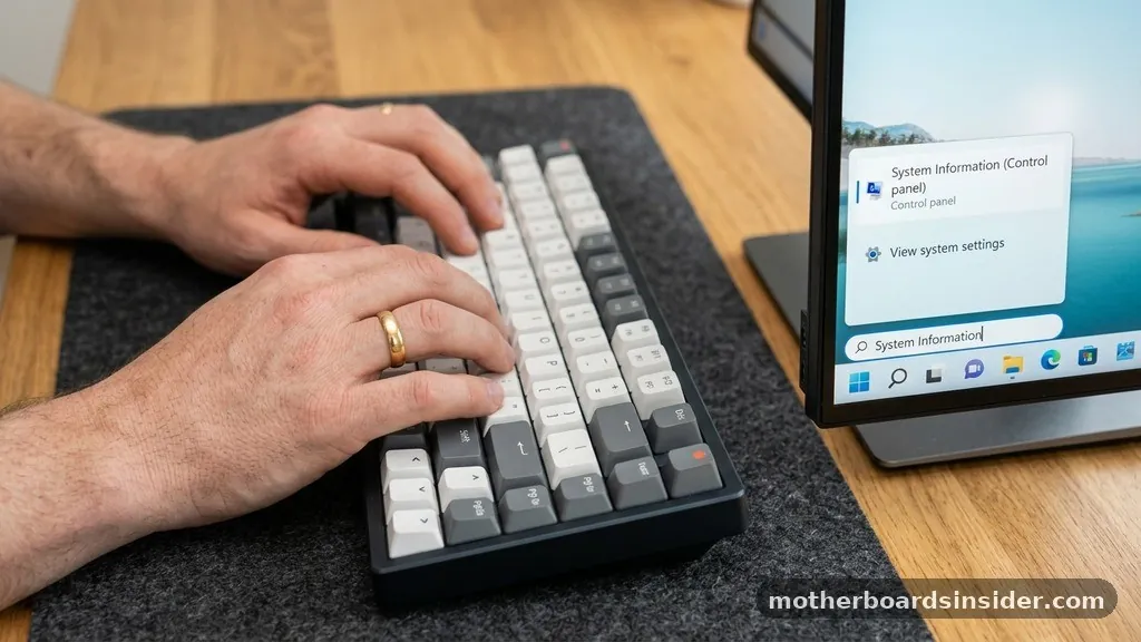 Using System Information for Quick Hardware Identification - how to see what motherboard i have windows 11