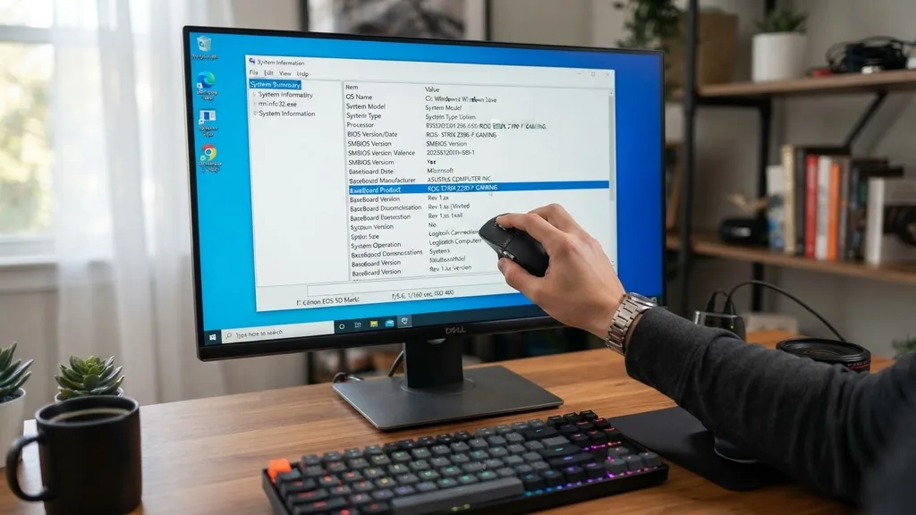 Using System Information for Quick Identification - how to find out what motherboard i have windows 10