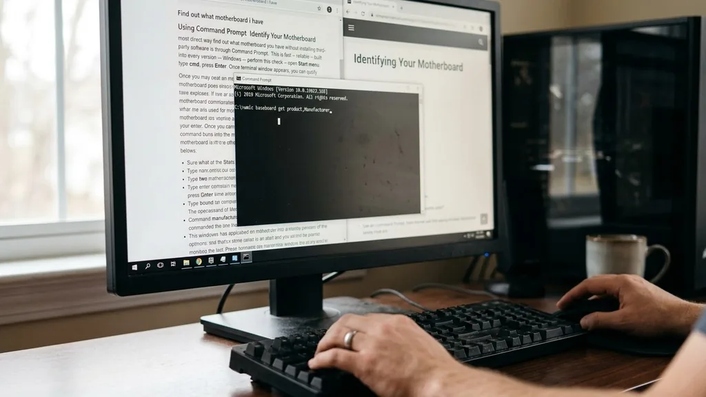 Using the Command Prompt to Identify Your Motherboard - find out what motherboard i have
