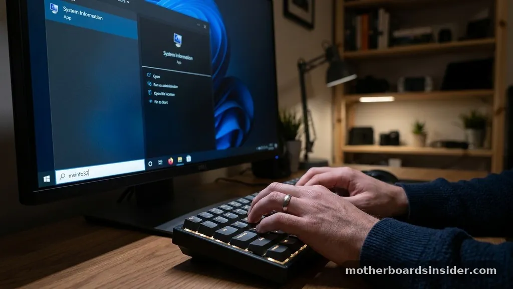 Using the Windows System Information Tool - how to tell what kind of motherboard i have