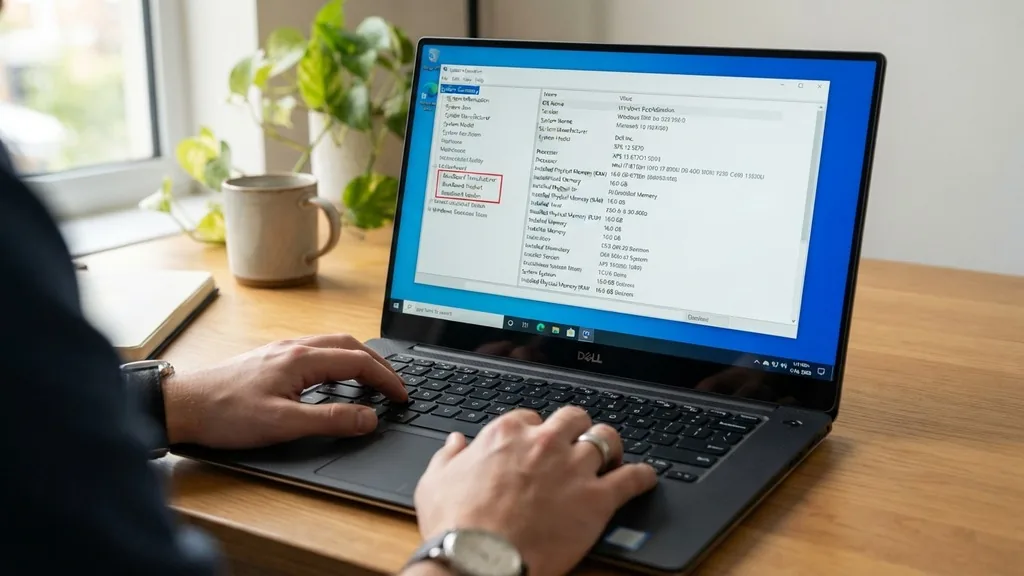 Using the Windows System Information Utility - how to find out what my motherboard is