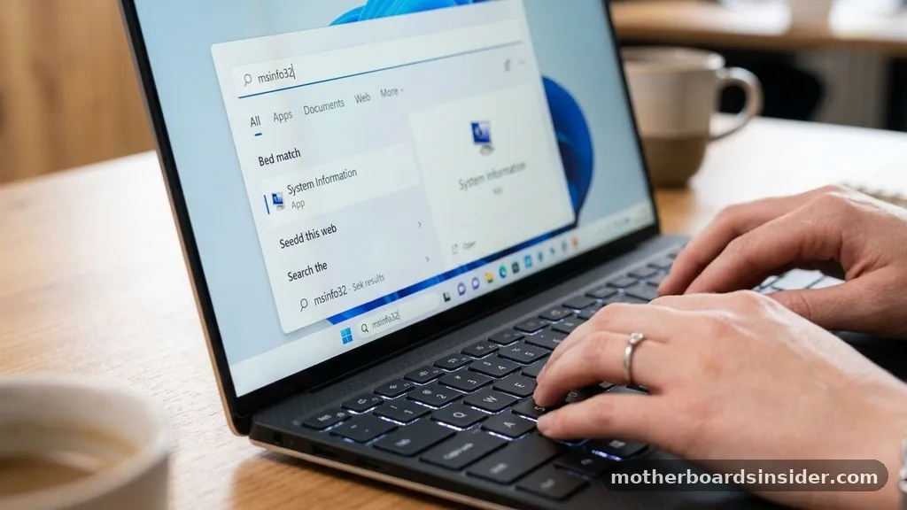Using Windows System Information for Quick Identification - how to check motherboard