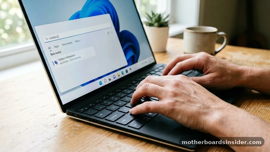 Using Windows System Information for Quick Identification - how to find my motherboard model
