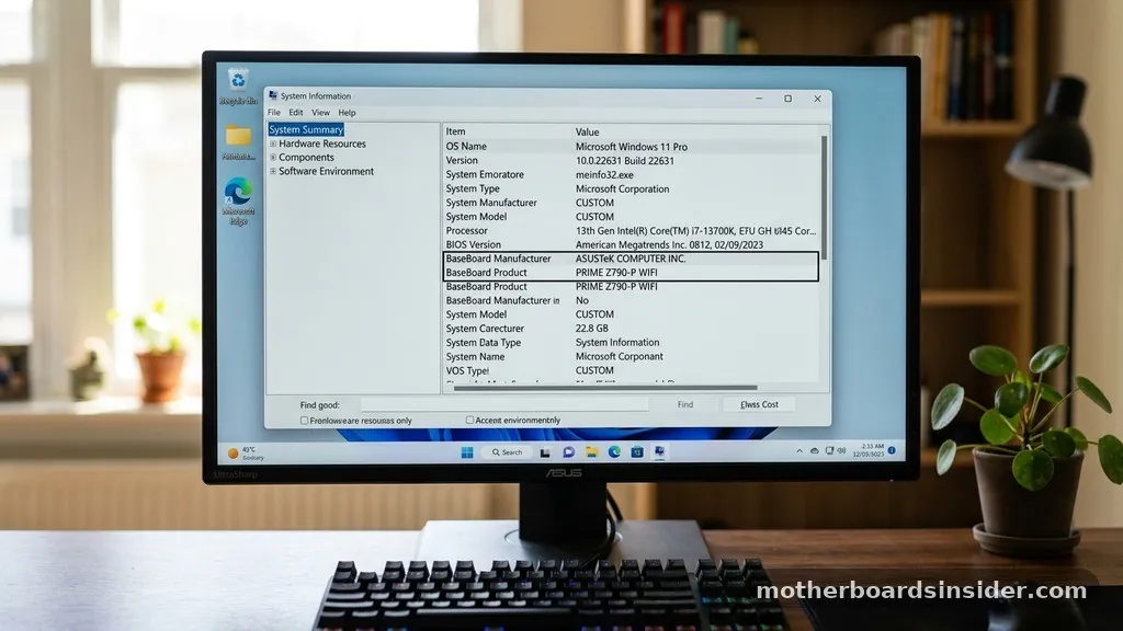 Using Windows System Information for Quick Identification - what kind of motherboard do i have