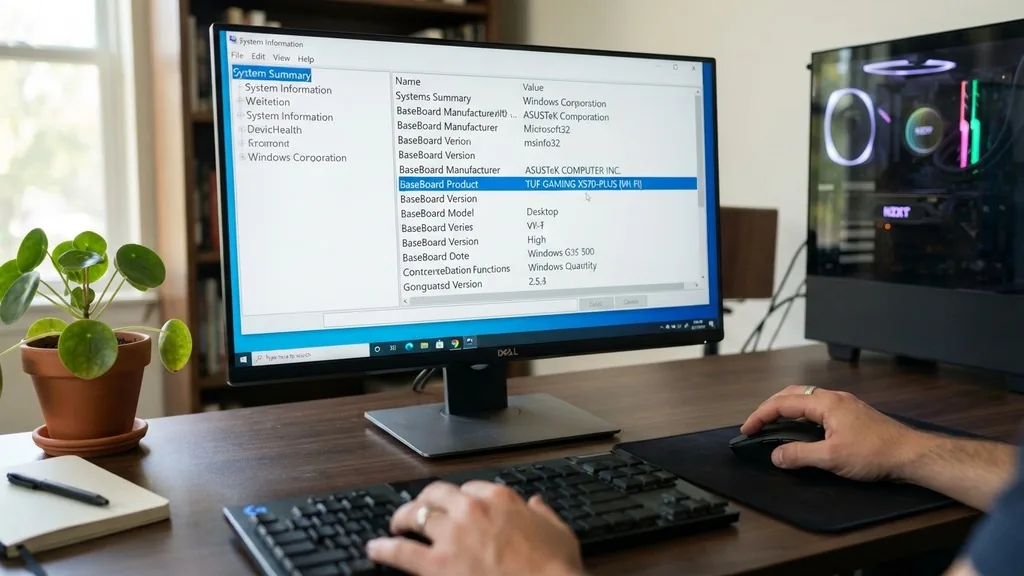 Using Windows System Information to Locate Motherboard Details - how to find motherboard name
