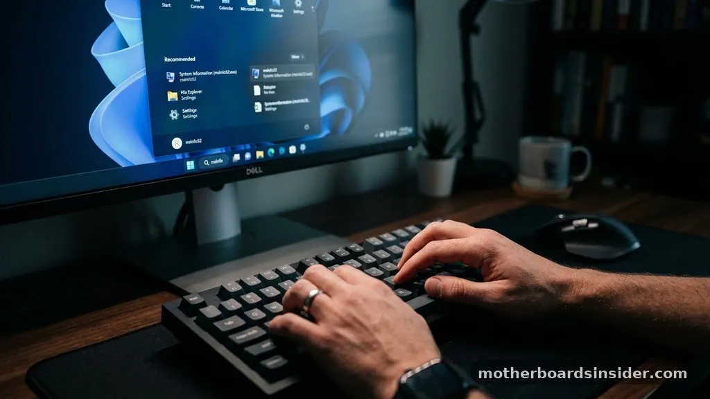 Utilizing Built-in Windows System Information - where to find what motherboard i have
