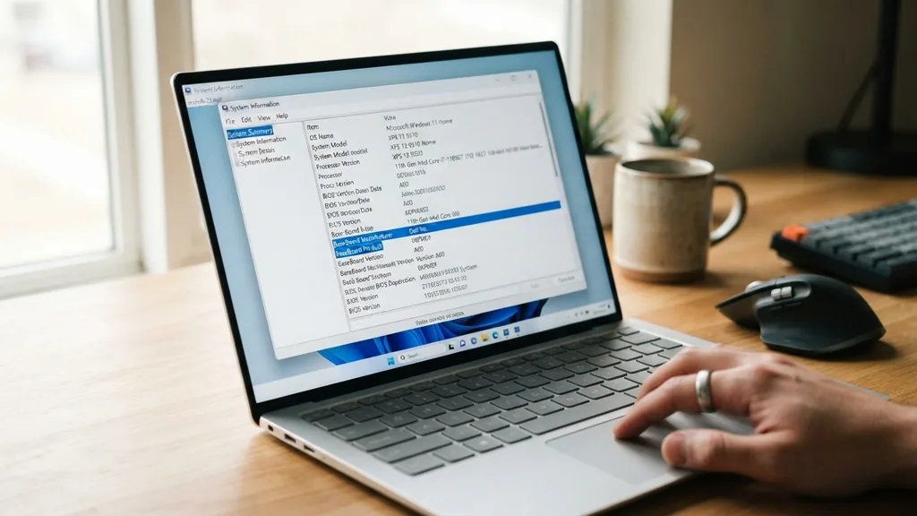 Utilizing Windows System Information for Quick Identification - how to get motherboard info