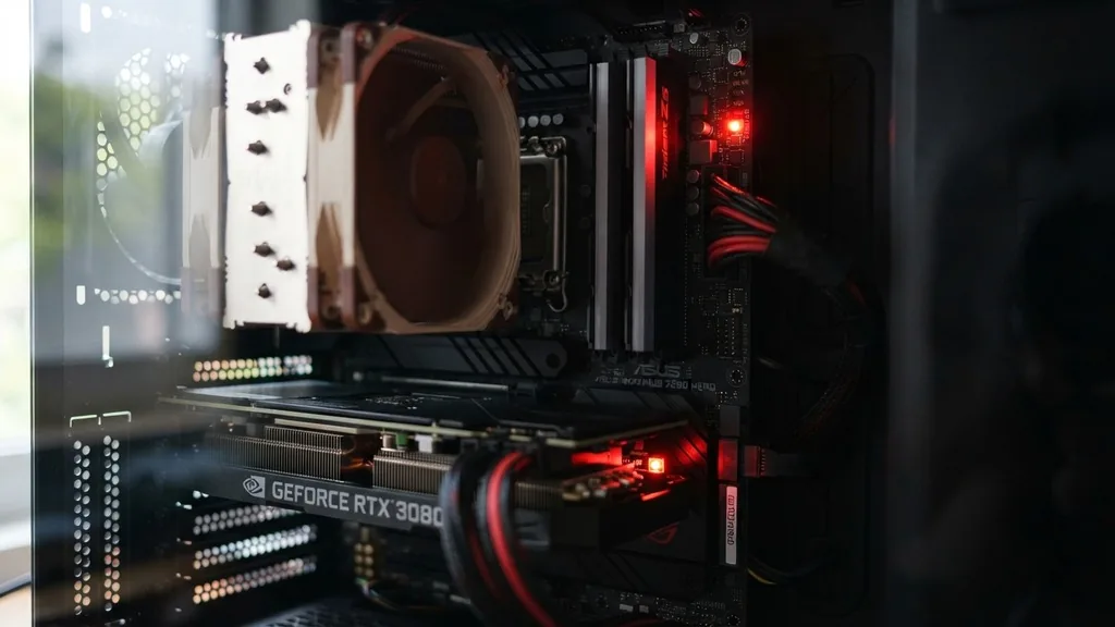 what does red light on motherboard mean