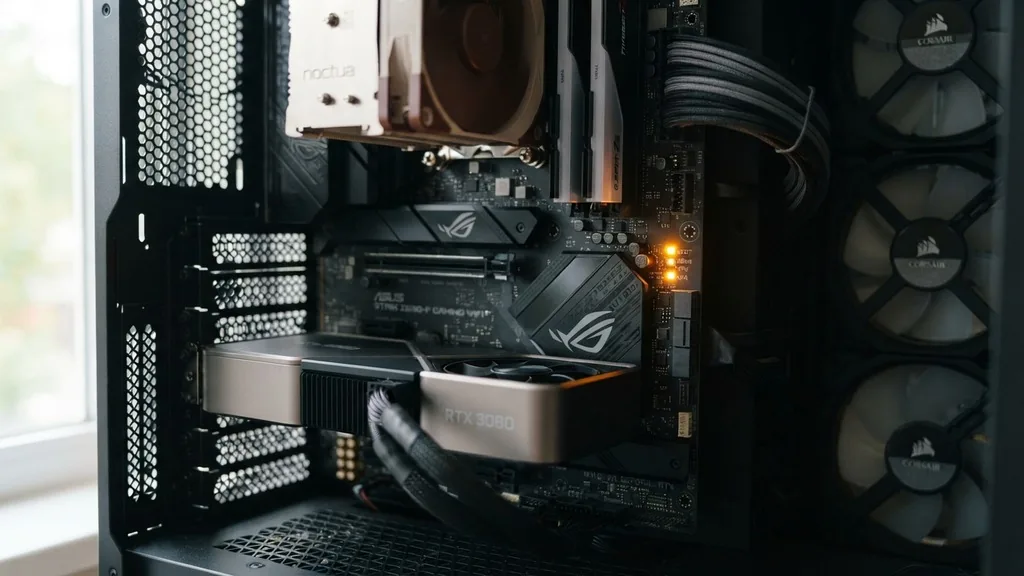 what does vga light mean on motherboard