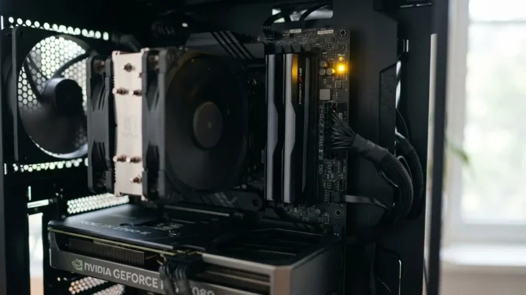 what does yellow light on motherboard mean