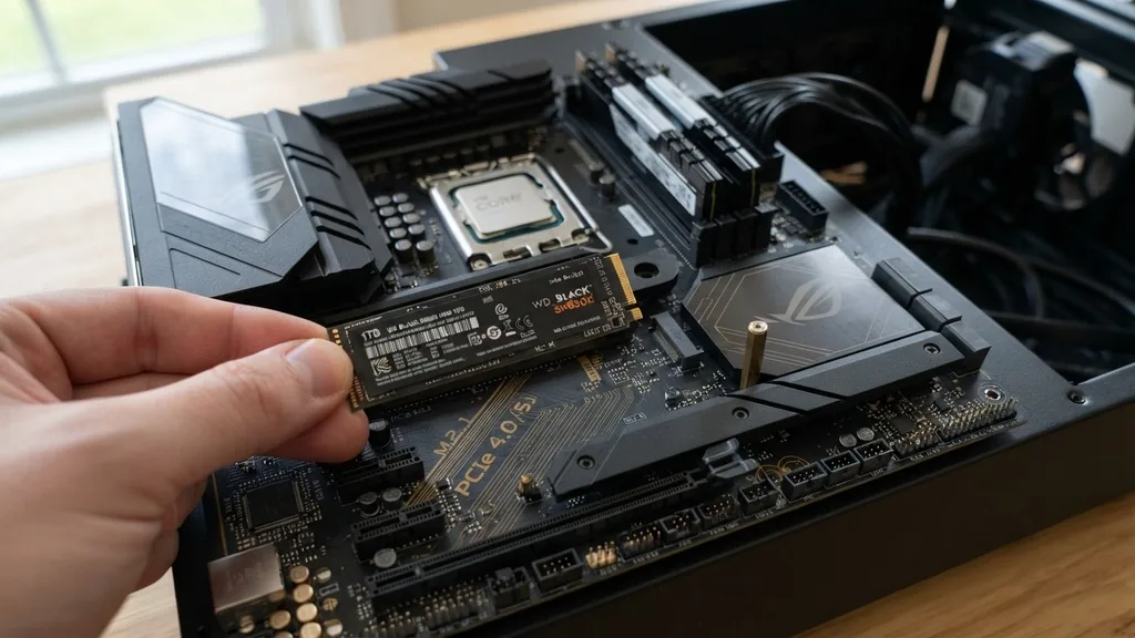 where does ssd go on motherboard