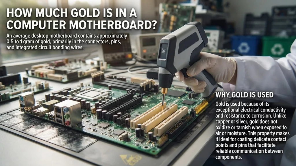 Why Gold Is Used in Computer Motherboards - how much gold is in a computer motherboard