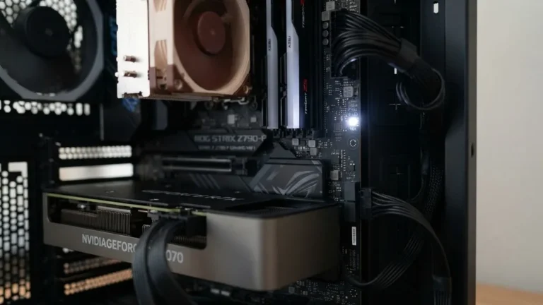 why is there a white light on my motherboard
